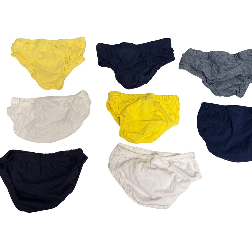 Koala Kids Carters Baby Diaper Covers Bloomers Lot of 8 0-3M Blue‎ Yellow White - Picture 11 of 14